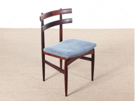 Mid-Century Modern Danish set of 4 chairs in Rio rosewood by Poul Hundevad