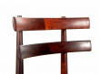 Mid-Century Modern Danish set of 4 chairs in Rio rosewood by Poul Hundevad