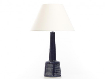 Lampe en céramique scandinave Palshus bleu nuit