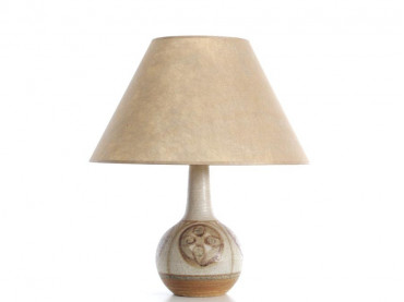 Mid-Century  modern scandinavian  ceramic table lamp by Søholm