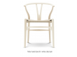 Mid-Century Modern CH24 Wishbone chair by Hans Wegner. New product.